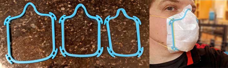 Face mask frames