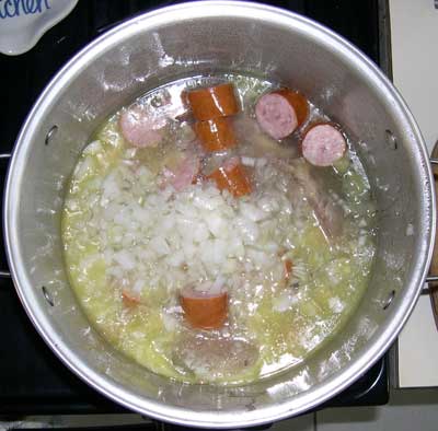 Soup in pot