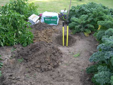 Post hole dug