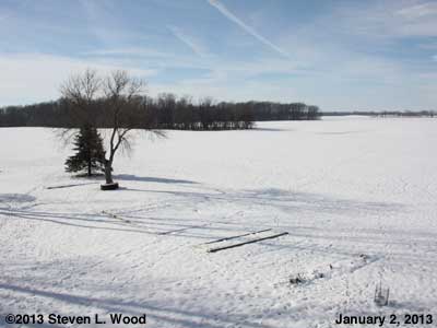 A Snowy Senior Garden - January 2, 2013