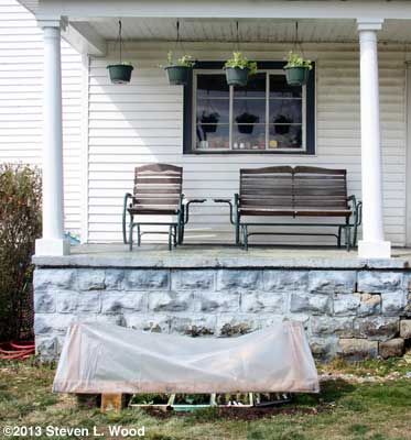 Porch and cold frame
