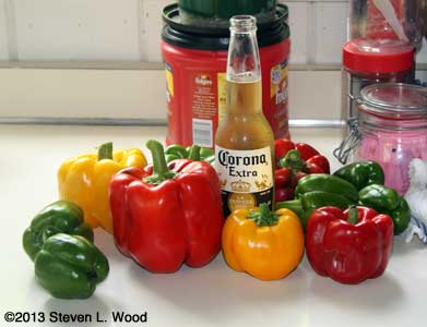 Bell peppers and beer