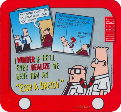 Dilbert mousepad