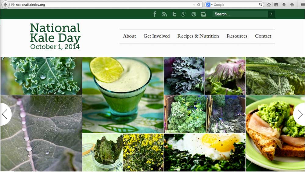 National Kale Day site