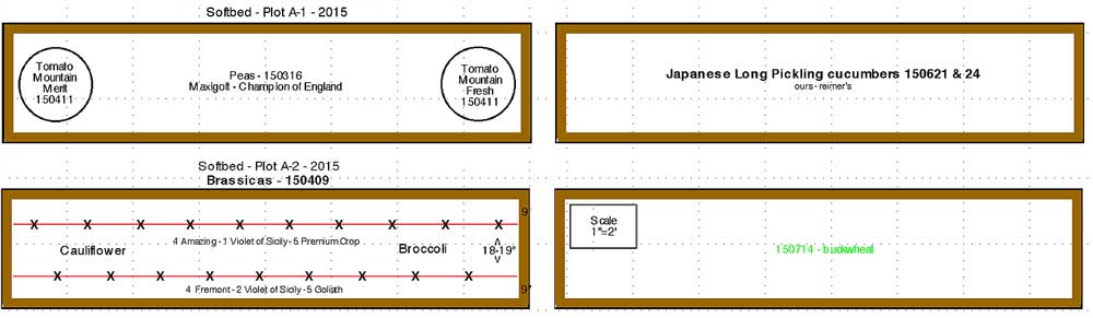 2015 Plots A1 & A2 Map