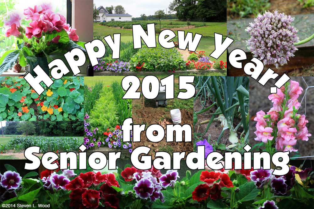 Happy New Year - 2015 - from Senior Gardening