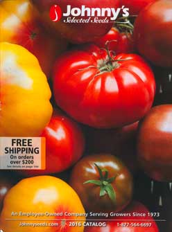 Johnny's Selected Seeds 2016 Catalog Cover