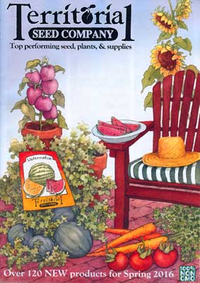 Territorial Seed Company 2016 Catalog Cover