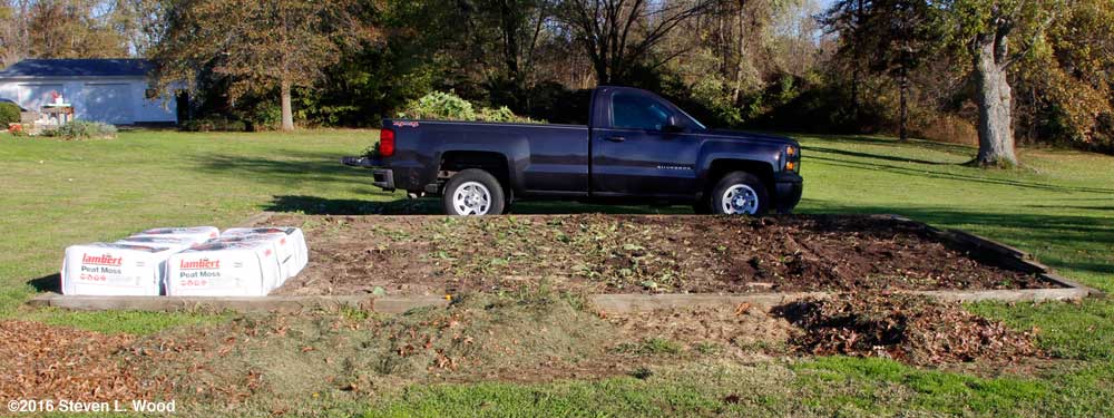 Main raised bed cleared
