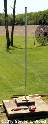 First half of pipe blocked in position