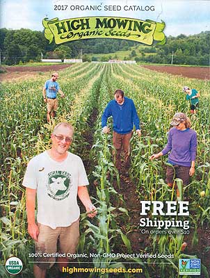 High Mowing Organic Seeds 2017 Catalog Cover