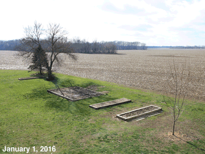January, 2016, animated GIF of our Senior Garden