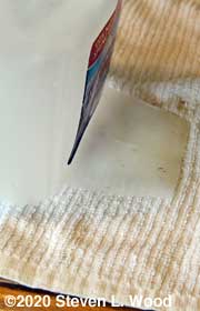 Anchor flaps bended out