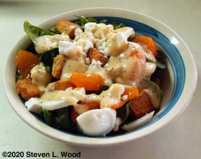 Spinach salad last week