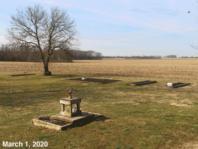 Animated GIF of our Senior Garden - March, 2020