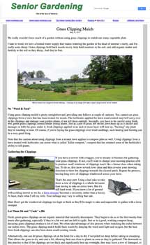 Mulching with Grass Clippings