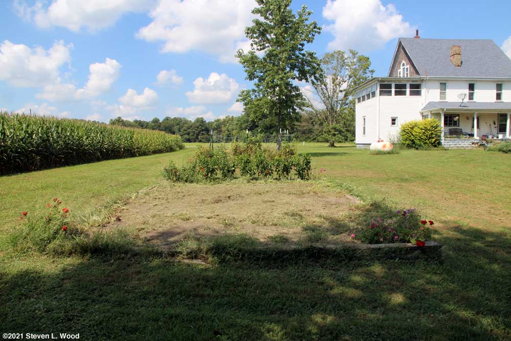Main bed mowed
