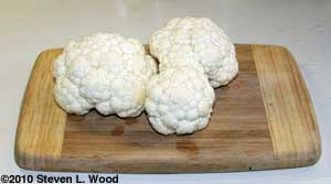 Small cauliflower heads