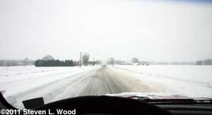 Snowy roads