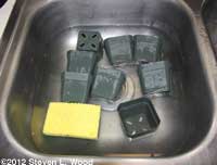 Sterilizing used pots