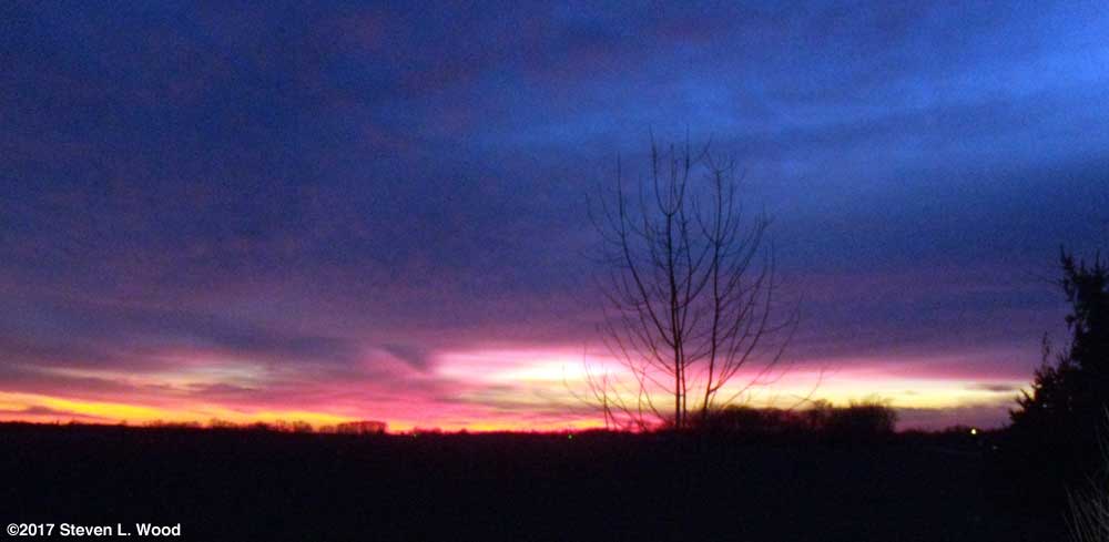 Evening sky - February 17, 2017