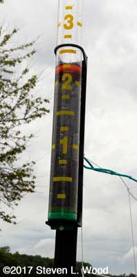 Two and one-fourth inches of rain