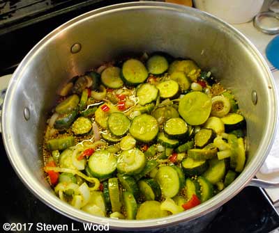 Heating pickle mix