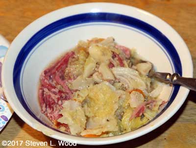 Corned beef and cabbage