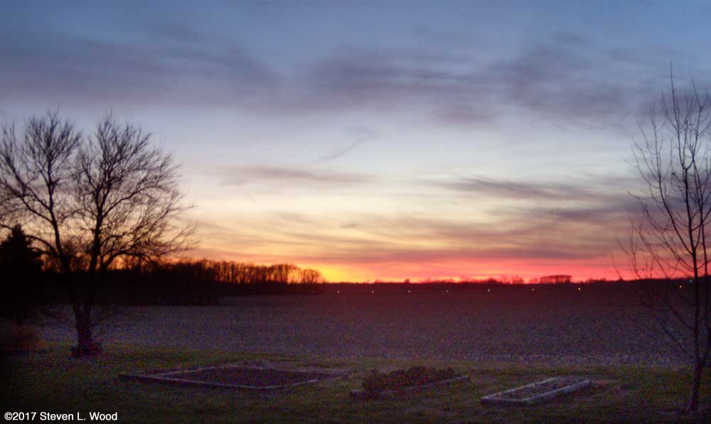 Evening sky - December 10, 2017
