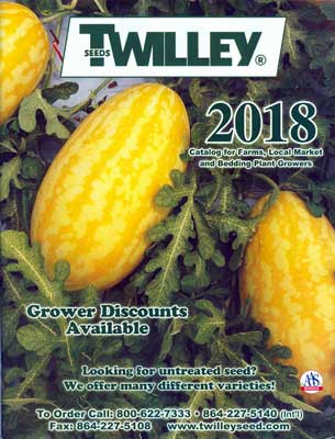 2018 Twilley Seed Catalog Cover