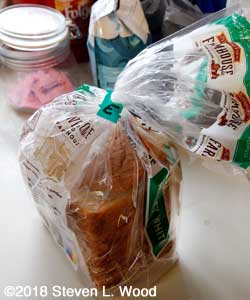 Clip back on bread bag