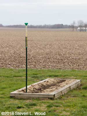 Rain gauge up