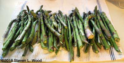 Two pounds of asparagus