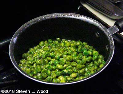 Peas in butter