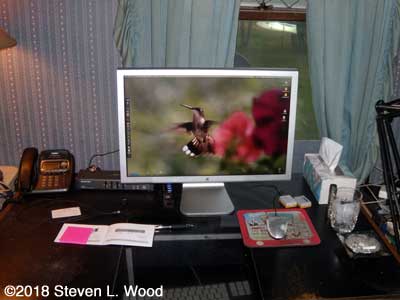 My office - unusually clean