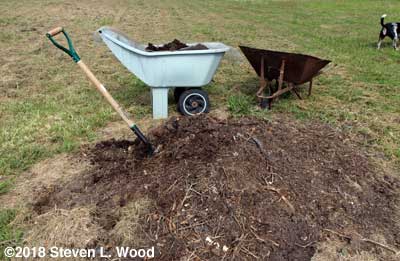 Screening compost