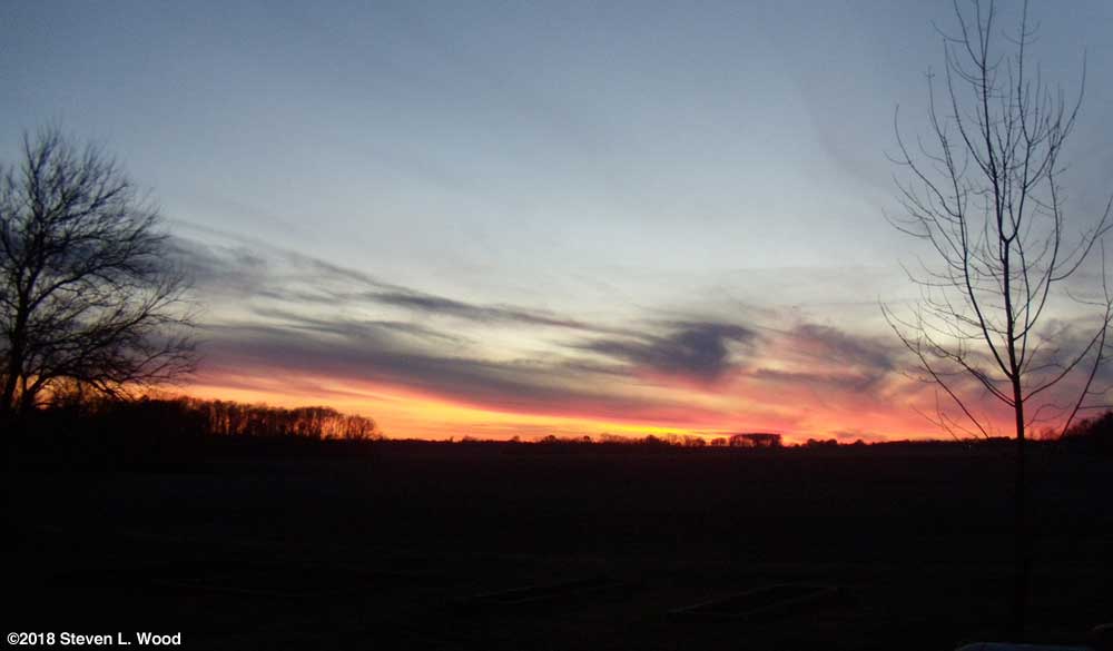 Evening sky - November 24, 2018
