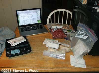 Seed inventory in progress