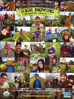 High Mowing Organic Seeds 2019 Catalog Cover