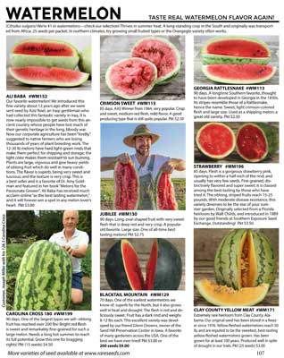 Watermelon from Baker Creek