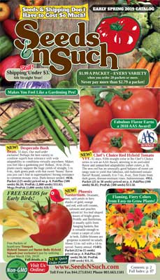 Seeds 'n Such 2019 Catalog Cover