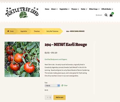 Turtle Tree Earlirouge page