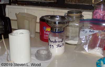 Grinding Egg Shells