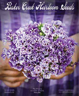 Baker Creek Heirloom Seeds 2020 catalog cover