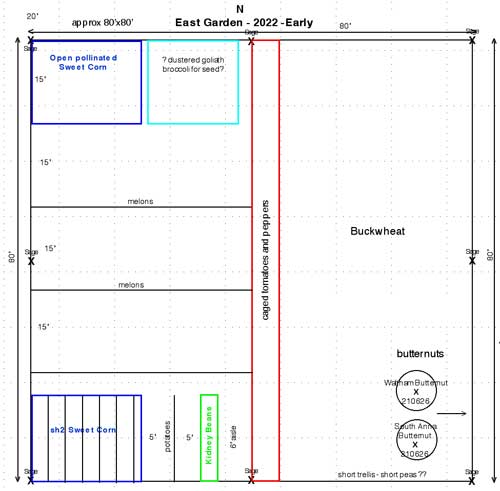 East Garden Plan 2022