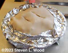 Pie ready for oven