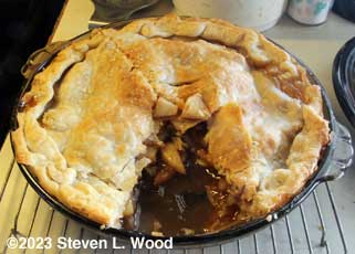 Pie sliced