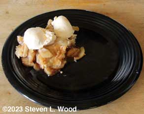 Apple pie à la mode