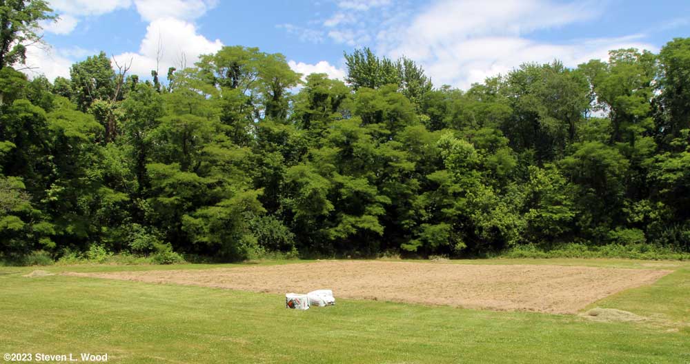 East Garden tilled