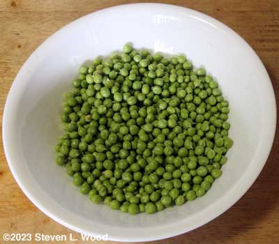 Shelled peas